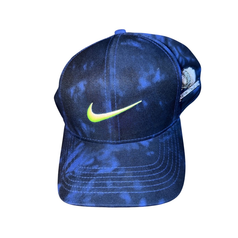 Nike Classic99 Dri-FIT Blue Tie Dye Golf Hat Hermitage CC Mens M/L CU9554-410